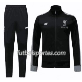Liverpool Chaqueta de Entrenamiento Trajes Negro 2018/2019